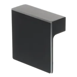Poignée bouton MAGNUM / Noir mat