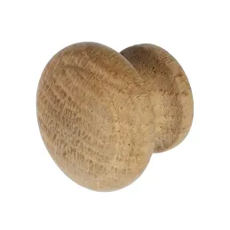 Bouton de meuble en bois VILLA / chêne non verni