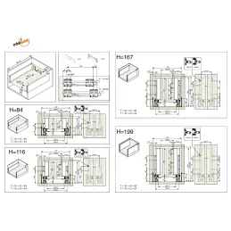 Boîtier de cuisine - INTERBOX Premium 16 - 84 mm / Anthracite
