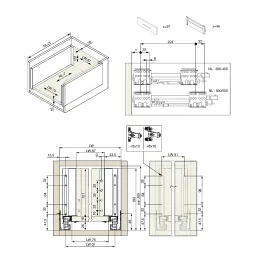 Boîte de cuisine – INTERBOX Premium 16 – 167 mm / Anthracite