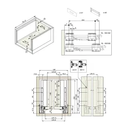 Boîte de cuisine - INTERBOX Premium 16 - 199 mm / Blanc