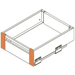 Jeu de supports pour tiroir intérieur - INTERBOX Premium 167 mm / Anthracite