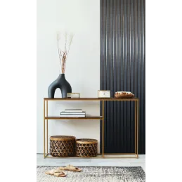 Profilé décoratif à lames AMBER / Anthracite