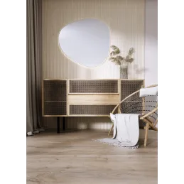 Profilé décoratif à lamelles ONDA / Blanc