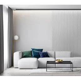 Profilé décoratif à lattes ONDA / Gris