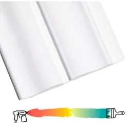 Profilé décoratif à lamelles INFINITY VERSAL / Blanc