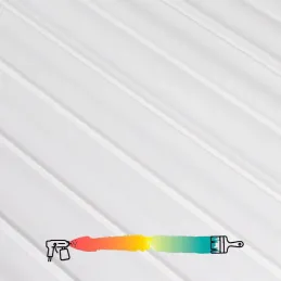 Profil de finition pour lames décoratives INFINITY VERSAL / Blanc
