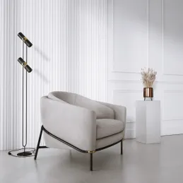 Profil de finition pour lames décoratives INFINITY VERSAL / Blanc