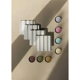 Profil décoratif à lames INFINITY LUNA / Blanc