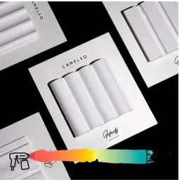 Profil décoratif à lames INFINITY LUNA / Blanc