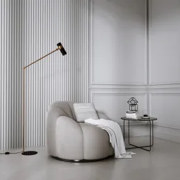 Profil de finition pour lames décoratives INFINITY LUNA / Blanc