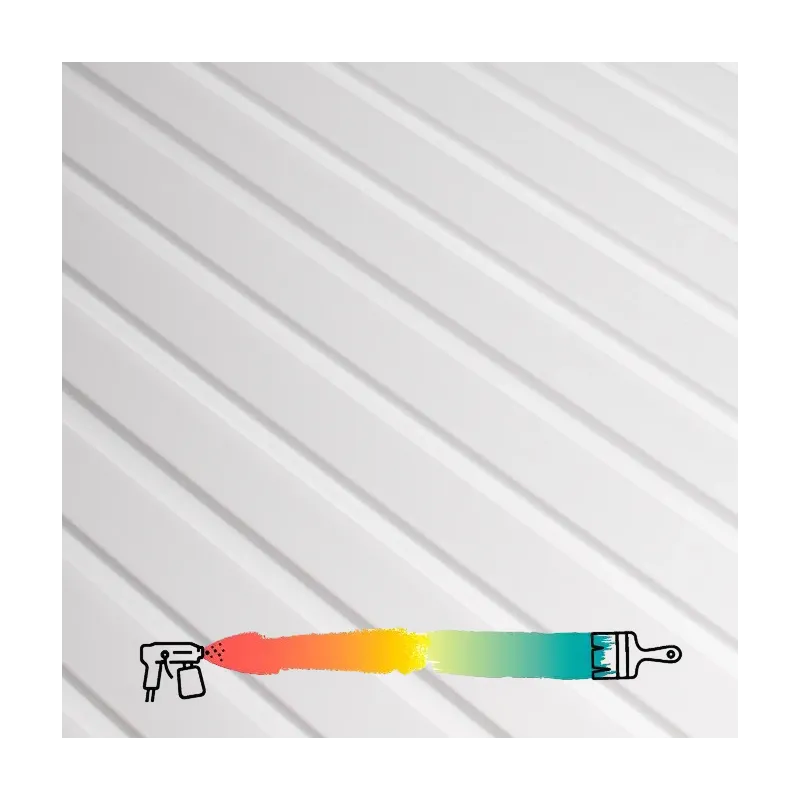 Profil de finition pour lames décoratives INFINITY OLMO / Blanc