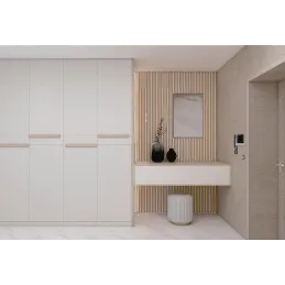 Profilé de finition pour lames décoratives MARTEL / Chêne naturel - blanc