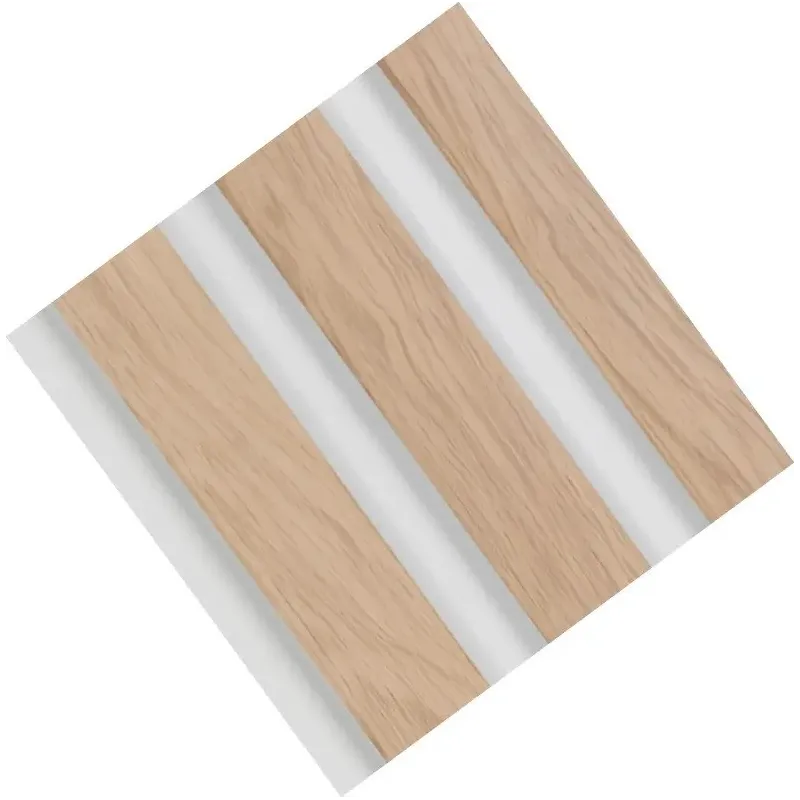 Profilé de finition pour lames décoratives MARTEL / Chêne naturel - blanc