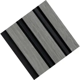 Profil de finition pour lames décoratives MARTEL / Chêne gris – noir