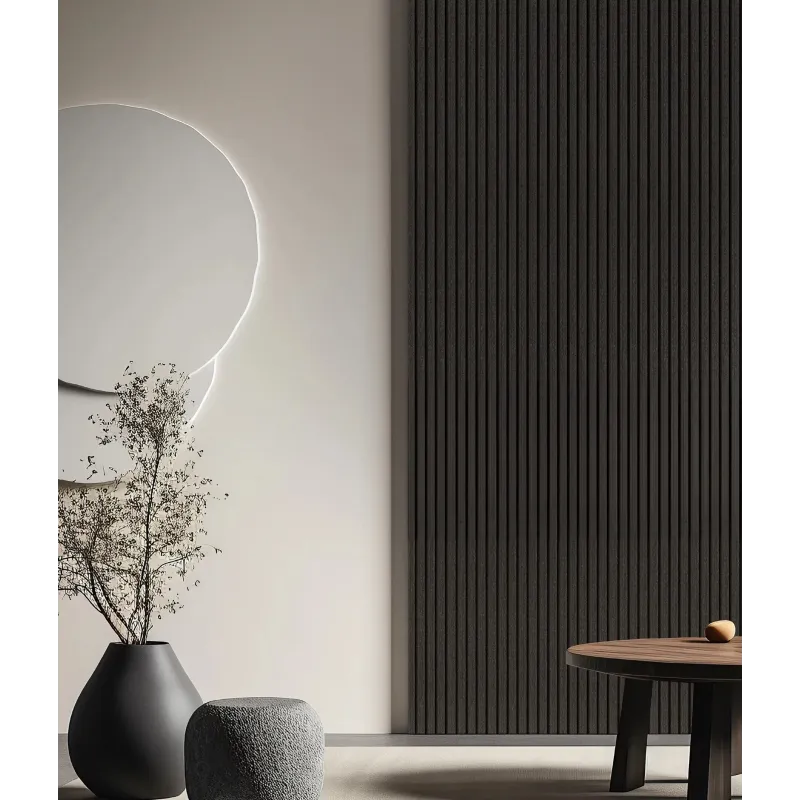 Panneau acoustique à lattes COLETTE / Chêne noir