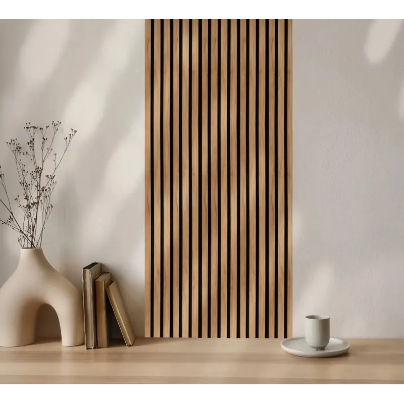 Panneau acoustique à lattes COLETTE / Chêne miel