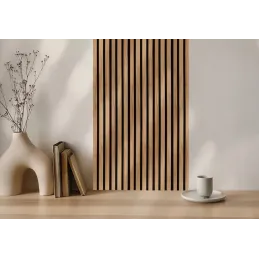 Panneau acoustique à lattes COLETTE / Chêne miel