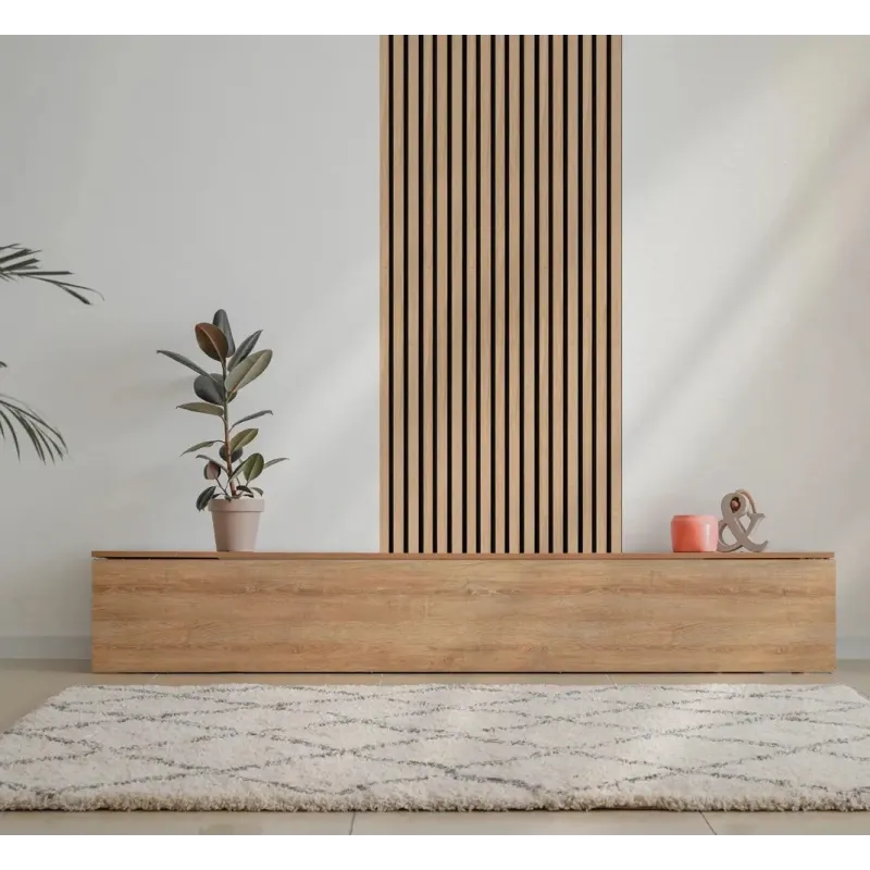 Panneau acoustique à lames COLETTE / Chêne naturel