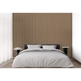 Panneau acoustique à lames COLETTE / Chêne naturel