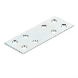 Plaque d’assemblage 80 x 30 mm / Zinc blanc