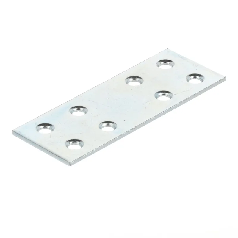 Plaque d’assemblage 80 x 30 mm / Zinc blanc