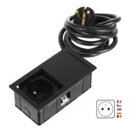 Prise électrique VersaHit Mono 1 x 230 V FRENCH / Noire