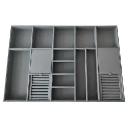 Organisateur de bijoux pour tiroir de garde-robe ELEGANTO / Anthracite