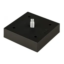 Pied en plastique 75 x 75 mm / Noir mat