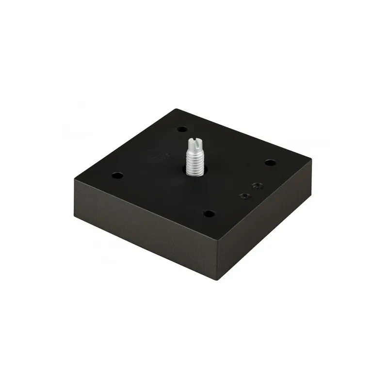 Pied en plastique 75 x 75 mm / Noir mat