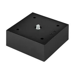 Pied en plastique 75 x 75 mm / Noir mat