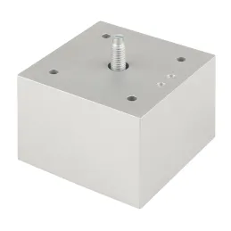Pied en plastique 75x75 mm / Gris