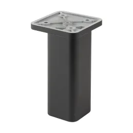 Pied en plastique PLASTICI / Noir mat