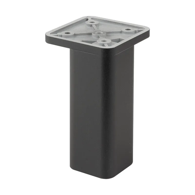 Pied en plastique PLASTICI / Noir mat