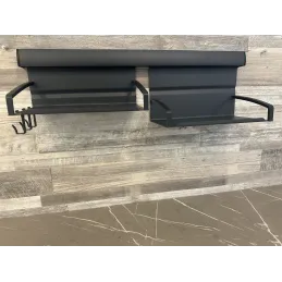 Ensemble d’étagères suspendues OXXO IV 600 mm / Anthracite