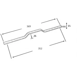 Poignée TORRO / Noir mat