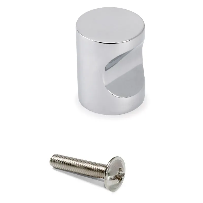 Bouton de meuble PANAMA / Chrome brillant