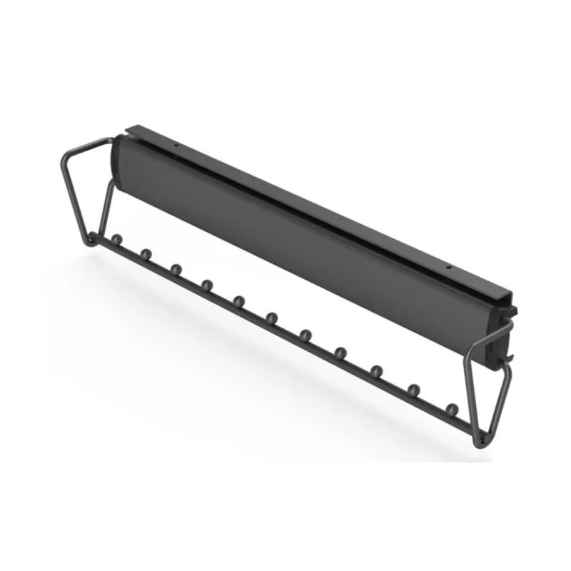 Porte-cintres coulissant 500 mm avec amortisseur / Anthracite