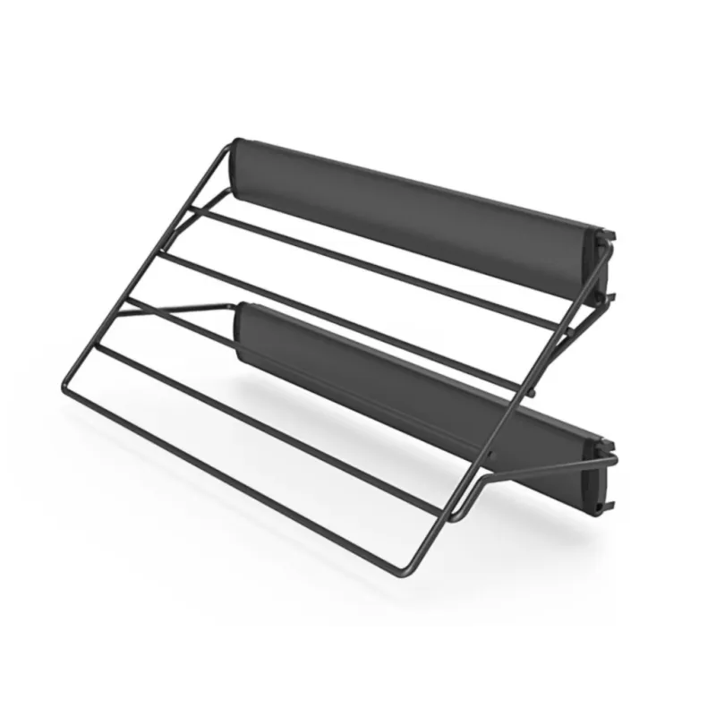Porte-pantalons coulissant avec amortisseur / Anthracite