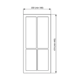 Buffet BOSCO softTouch / Blanc