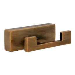 Porte-manteau DELTA DUO / Laiton brossé