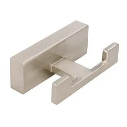 Patère DELTA DUO / Nickel brossé