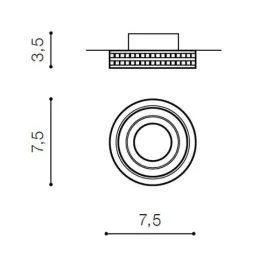 Spot design EVA ROUND / Or