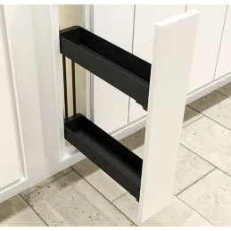 Panier coulissant complet K-LINE 150 mm / Anthracite