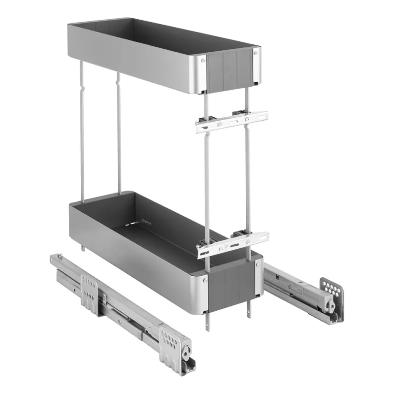 Panier coulissant intégral KESSEBOHMER K-LINE / Argent
