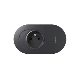 Prise électrique ORBIT 1 x 230 V / Noir mat