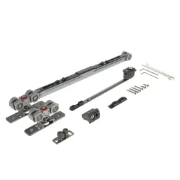 Système coulissant pour portes intérieures AZARO avec amortissement / 80 kg