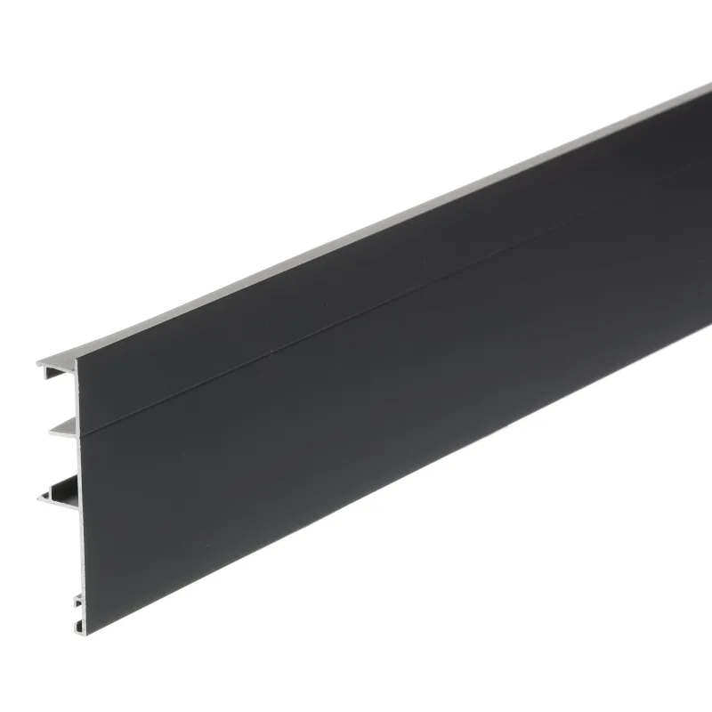 Cache-rail pour rail supérieur AZARO / Noir mat