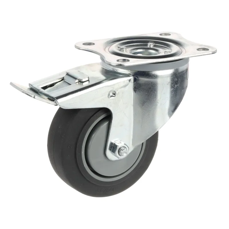 Roue de meuble TENTE ALPHA 3477 100 mm / avec frein