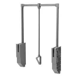 Porte-manteau rabattable VELARO / Gris foncé